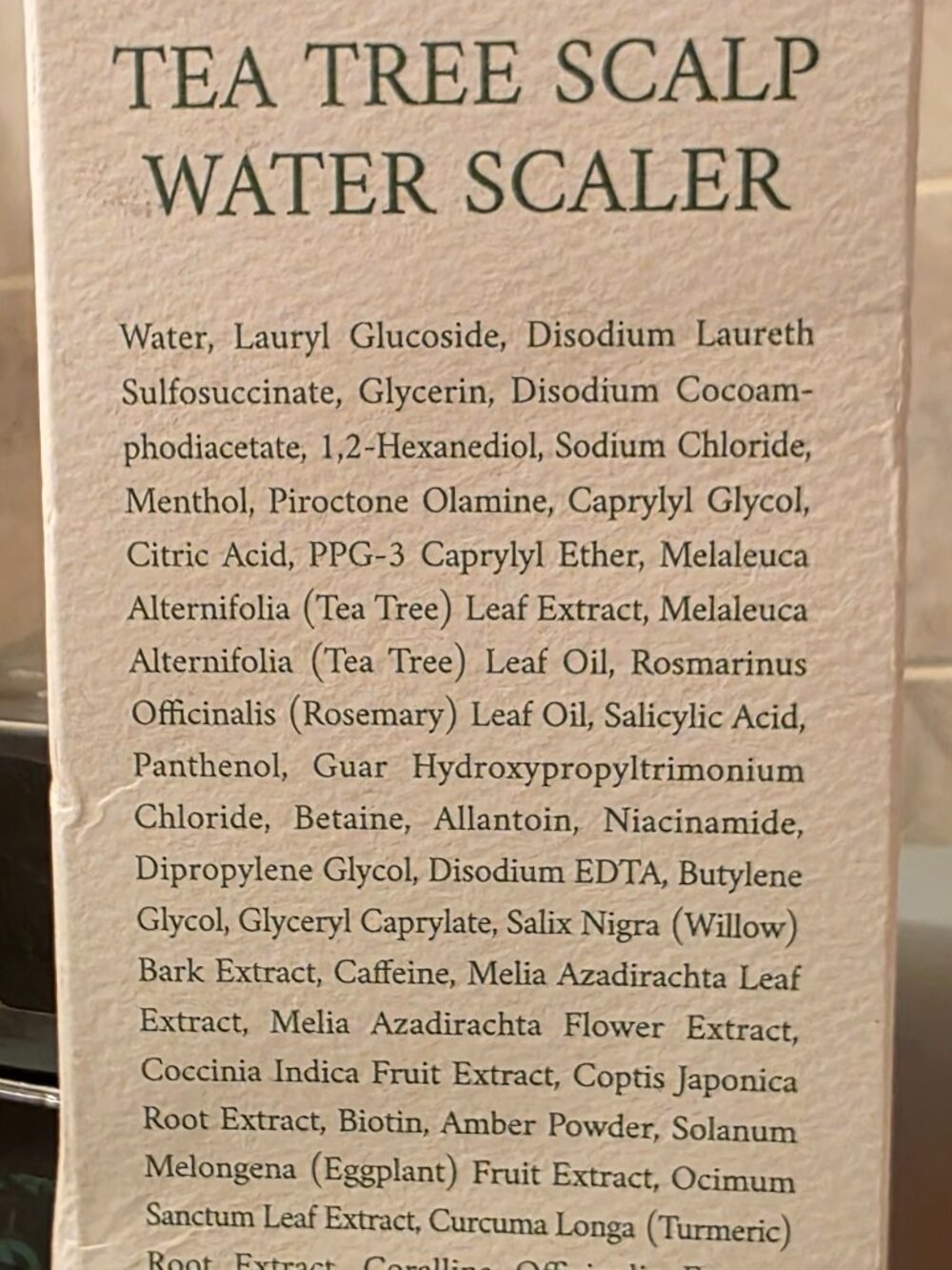 Tee tree Scalp scaler